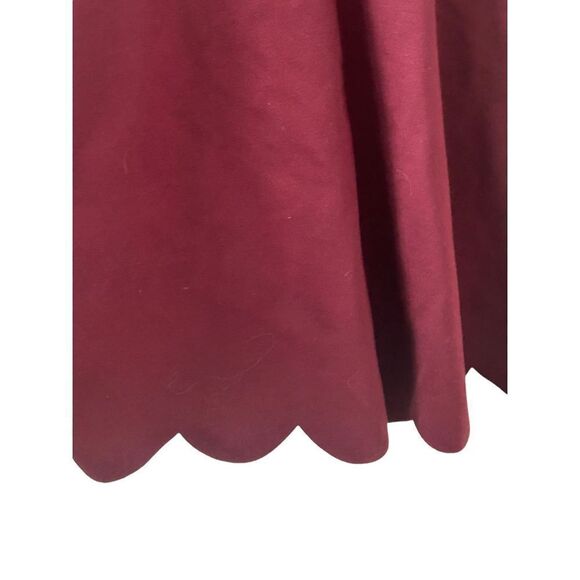Lulus Cumulonimbus Clouds Skater Mini Dress Womens Burgundy Size Small - Picture 5 of 7